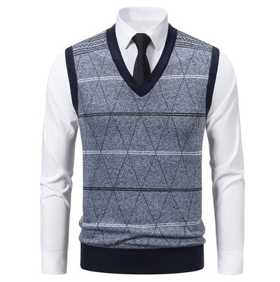 Chaleco Pullover Acolchado para Papá - Diseño Diamante Cálido - Image 19