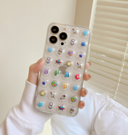 Funda Oso de Silicona con Burbujas Antiestrés para Celular - Image 9
