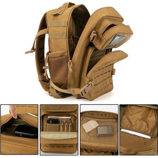 Mochila Táctica de Caza con Doble Compartimento para Bebidas - Image 19