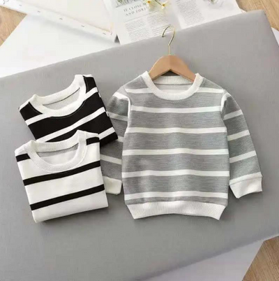 Playera de Rayas Manga Larga para Niños - Image 11