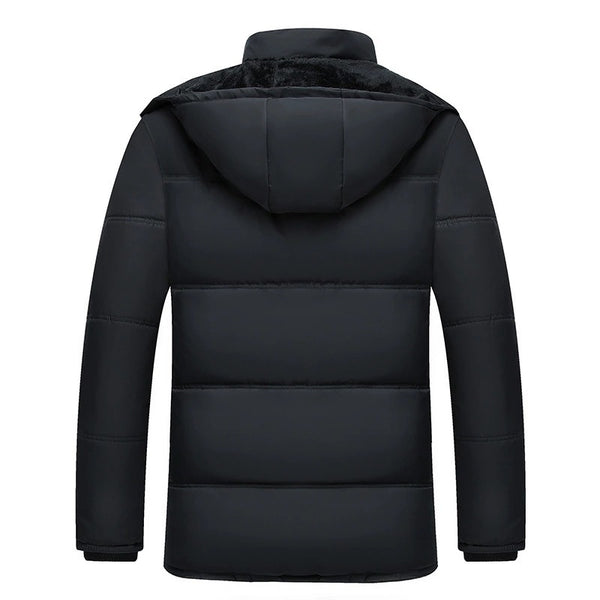Chaqueta Acolchada de Algodón para Hombre Maduro