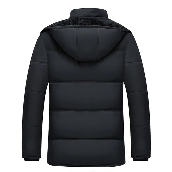 Chaqueta Acolchada de Algodón para Hombre Maduro