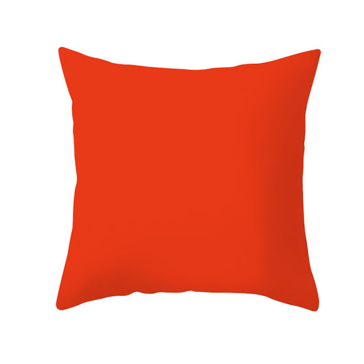 Almohada de Sofá de Algodón Lino Piel de Melocotón en Color Sólido - Image 9