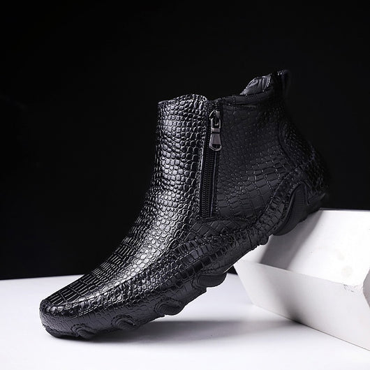 Botas Británicas Negras de Caña Media - Image 20