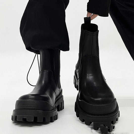 Botas Clásicas Negras de Alta Calidad Estilo Británico - Image 4