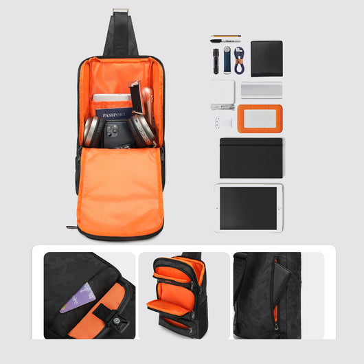 Bolsa Táctica Impermeable para Hombre - Bandolera Cruzada - Image 4
