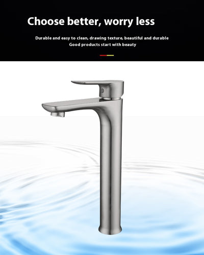Grifo Monomando Acero Inoxidable 304 para Lavamanos - Agua Fría y Caliente - Image 12