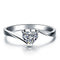 Love Female Ring Female Diamond Ring Plateado Jewelry 950 Blanco Dorado HD Color 30 Points Plateado