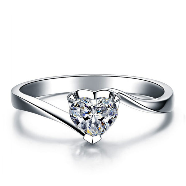 Anillo de Diamante para Mujer en Oro Blanco 950 - 30 Puntos - Image 3