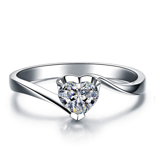 Anillo de Diamante para Mujer en Oro Blanco 950 - 30 Puntos - Image 3