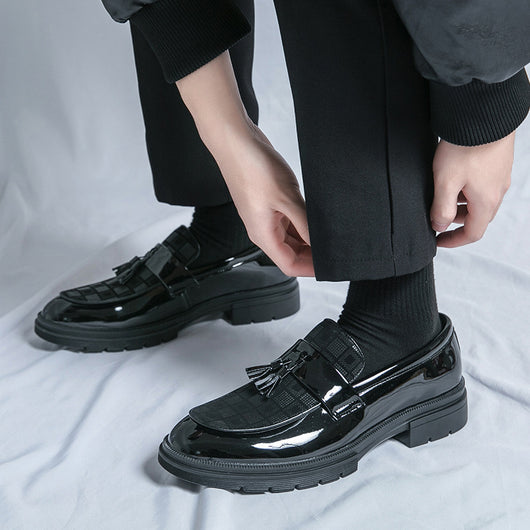 Zapatos de Cuero para Hombre Talla Grande con Plataforma Cómoda - Image 28