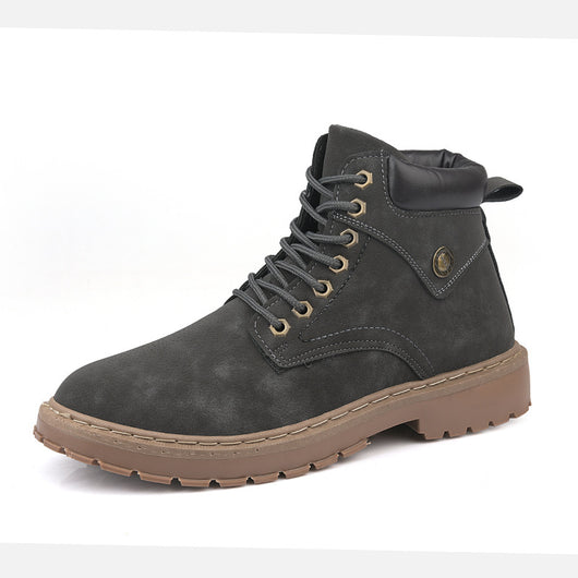 Botas de Trabajo Estilo Británico con Punta Redonda para Hombre - Image 5