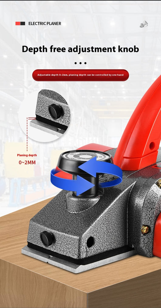 Cepillo Eléctrico Portátil para Madera y Superficies - Image 13