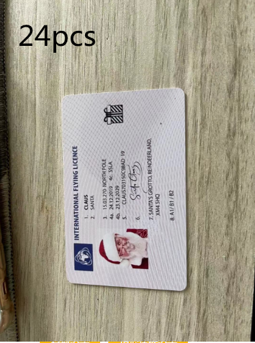 Licencia de Conducir Navideña del Papá Noel Explosivo - Tarjeta de Saludo Divertida - Image 11