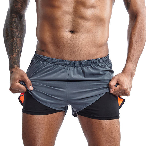 Pantalones Deportivos Hombre Corte 3/4 Sueltos y Secado Rápido