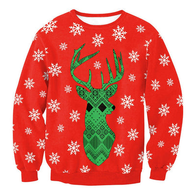 Sudadera Navideña 3D para Hombre con Estampado Poliéster - Image 10