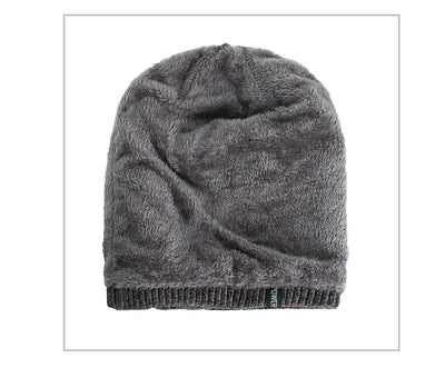 Gorro de Lana con Patrón Geométrico Horizontal y Vertical - Image 9