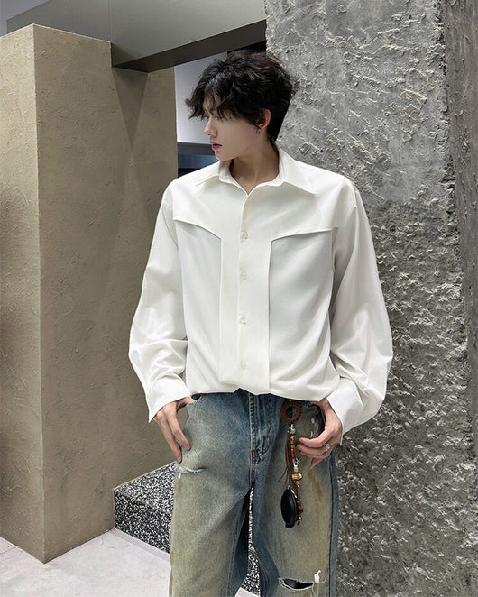 Camisa de Manga Larga Premium Ruoshuai para Hombre - Otoño - Image 12