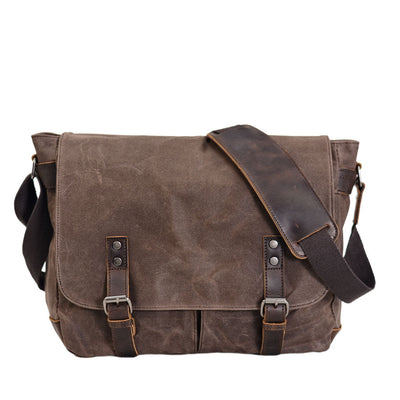 Bolsa de Lona para Hombre con Correa de Hombro - Image 10