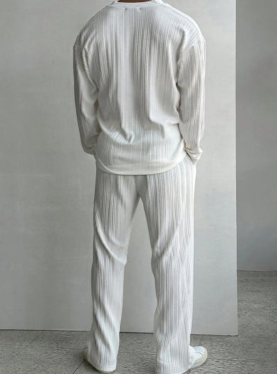 Traje Casual de Dos Piezas con Camisa de Manga Larga - Image 14