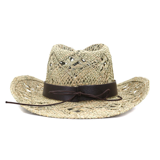 Sombrero Vaquero Tejido a Mano para Mujer - Estilo Western Auténtico - Image 8