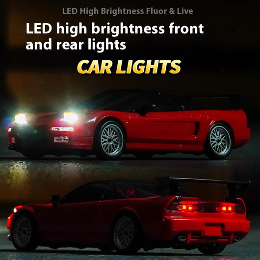 Auto de Carreras RC 2.4G con Luces LED y Función Volteo - Image 2