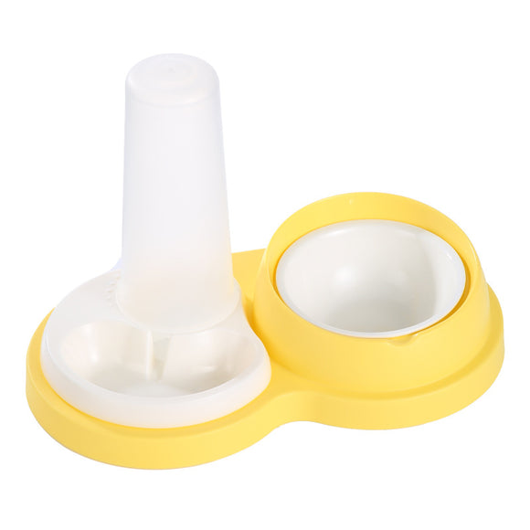 Comedero Doble para Mascotas con Protección Cervical y Base Antideslizante
