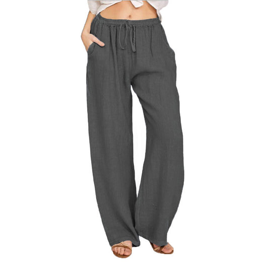 Pantalones Sueltos Casuales Talla Grande para Mujer - Image 8