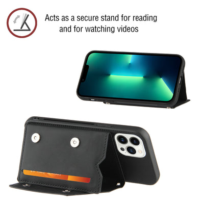 Funda Protectora para Celular con Cordón, Soporte de Mano y Compartimiento para Tarjetas - Image 3