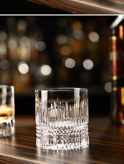 Vaso de Whiskey de Cristal Tallado a Mano - Diseño Lujo Ligero con Boca Ancha - Image 33