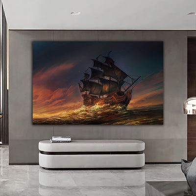 Cuadro Decorativo de Lienzo para Sala sin Marco con Sistema de Colgante Rimless - Image 8