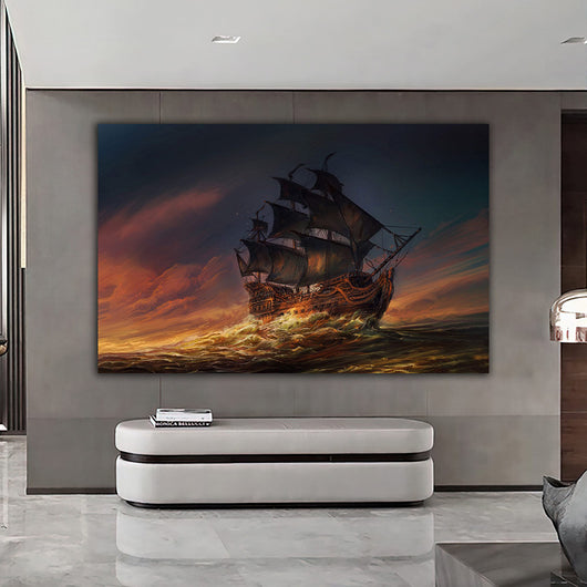 Cuadro Decorativo de Lienzo para Sala sin Marco con Sistema de Colgante Rimless - Image 8