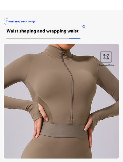 Enterizo de Yoga para Mujer con Malla Transpirable - Image 23