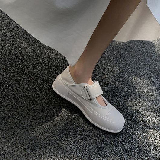 Zapatos Casuales para Mujer con Velcro y Suela Gruesa - Image 4