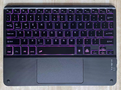 Teclado Bluetooth con Touchpad para Móvil y Tablet - Recargable Inalámbrico - Image 13