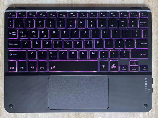 Teclado Bluetooth con Touchpad para Móvil y Tablet - Recargable Inalámbrico - Image 13
