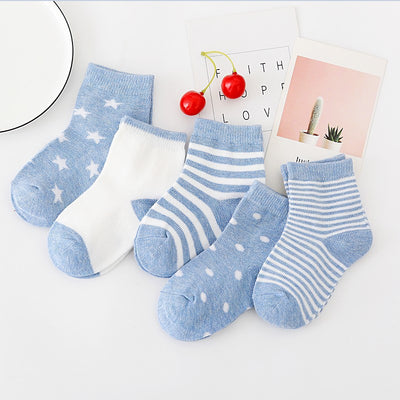 Calcetines de Algodón a Media Caña para Niños y Niñas - Image 12