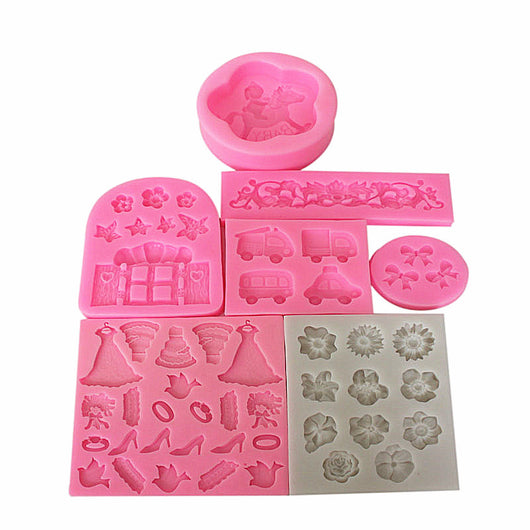 Kit Herramientas Fondant Copo de Nieve para Decorar Pasteles - Image 5