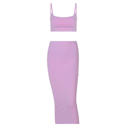 Falda Midi Envolvente con Escote Drapeado - Diseño Liso y Elegante - Image 2