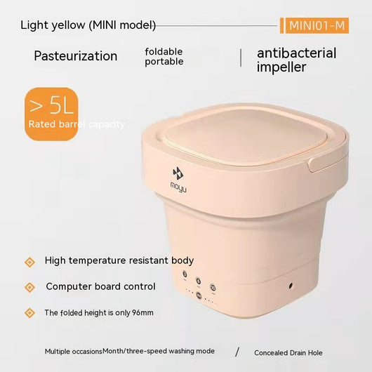 Lavadora Portátil Plegable para Mamá e Bebé - Image 5