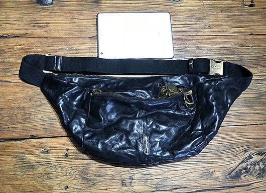Bolsa de Pecho en Cuero Genuino First Layer para Hombre - Image 7