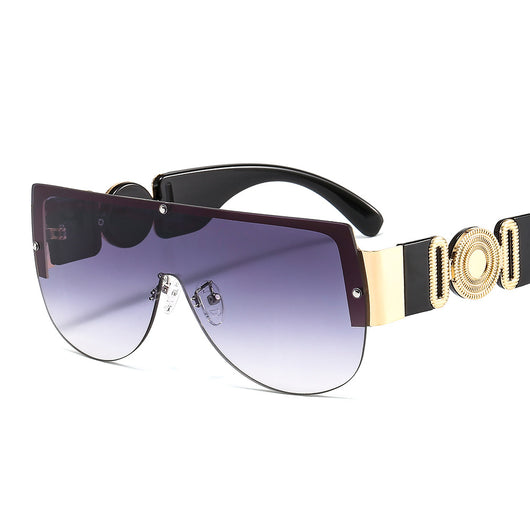 Gafas de Sol Retro Clásicas de Una Pieza - Image 18