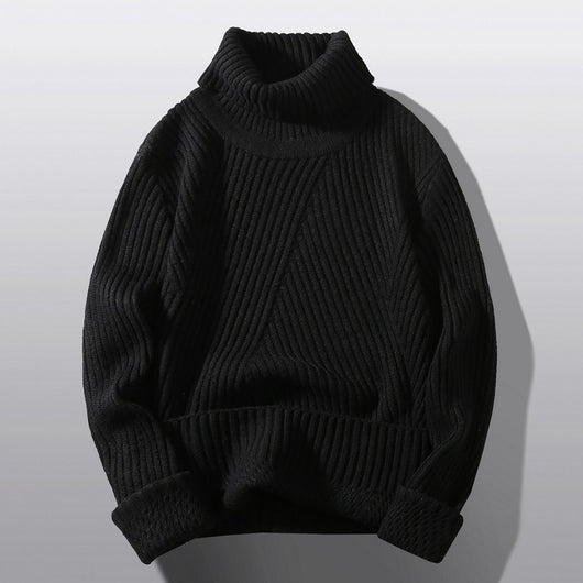 Suéter Cuello Alto Grueso Casual para Hombre - Image 7