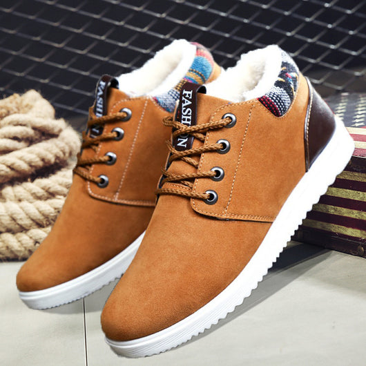 Zapatos Casuales Deportivos para Hombre con Forro Térmico - Estilo Británico Versátil - Image 3
