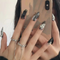 Uñas Postizas Dark Skull Rabbit