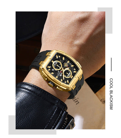 Reloj de Pulsera Hombre Impermeable con Calendario y Seis Agujas - Image 19