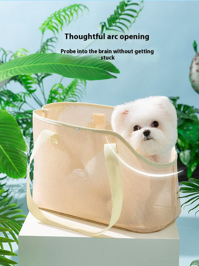 Bolsa Bandolera de Malla Transpirable para Gatos - Primavera Verano - Image 18