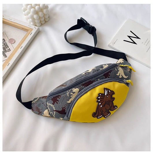 Bolsa Cruzada Infantil con Dinosaurio Cartoon - Mochila Pecho Niño - Image 10