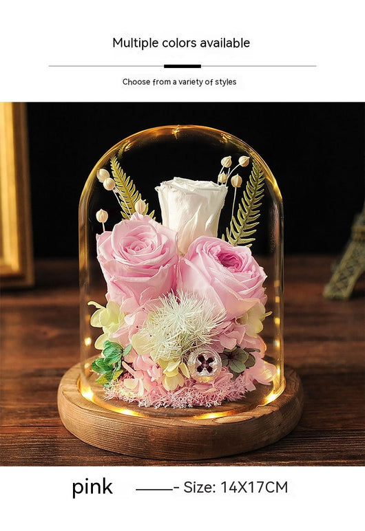 Rosa Eterna en Cúpula de Cristal - Regalo Perfecto para San Valentín - Image 9