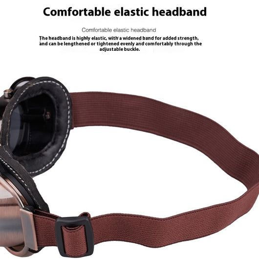 Gafas Protectoras Retro para Motocicleta - Estilo Piloto Harley con Protección Reflectante - Image 28